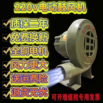 Blower high power strong blowing 220V small fire blowing stove blowing barbecue wood stove high power stove