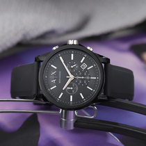 (Official) Armani Armani watch male official personality quartz wrist watch black samurai AX1326