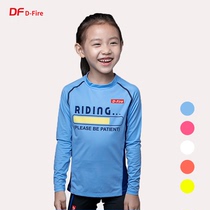 DF dfire Free series Childrens balance car long sleeve sports perspiration riding suit top original yarn high sunscreen