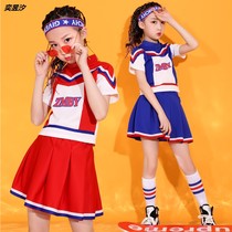 Childrens cheerleading cheerleading performance clothing long sleeve dance cheerleading Primary School competition mens and womens clothing
