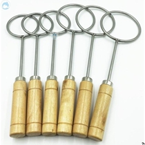 Iron head bottle opener hot wine bottle iron ring change vase artifact hot bottle iron ring easy use double head iron ring cut wine bottle
