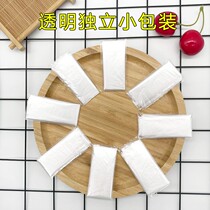 Independent small package disposable gloves catering special lobster thick transparent PE thin plastic full box