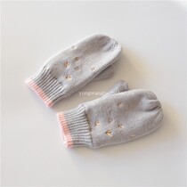 Winter girls plus velvet warm gloves baby Princess gloves primary school children thick cute gloves