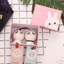 Sunny doll wind chimes Japanese hipster car pendant girl bedroom pendant hanging door ceramic birthday gift