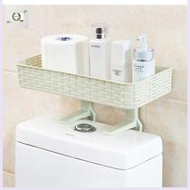 Wall-mounted toilet rack top supplies thickened storage rack shelf water tank toilet toilet paper plastic