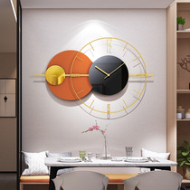 Modern simple decorative wall clock Personality creative art Living room household watch restaurant net red light luxury wall clock