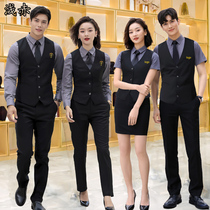 Bar KTV waiter overalls vest suit men and women the same hotel catering Western restaurant coffee shop tooling