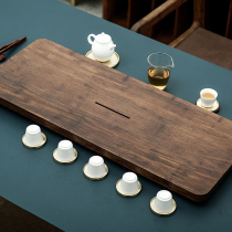 Heavy Wood tea tray home size light luxury in-line modern simple dry bubble Japanese tea table Tea Sea set