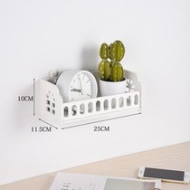 Wall decoration rack non-perforated wall rack cosmetic rack flower arrangement flower rack kitchen toilet storage box