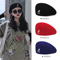 Kangaroo beret children Winter Spring and autumn 2021 explosive forward hat autumn winter Joker ins tide painter hat male