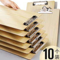 10 wooden clamps a4 folders hardboard writing board folders Board clamps Cardboard a la carte restaurant kitchen menu clamps