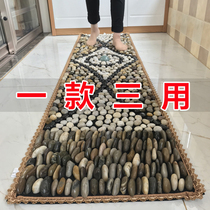  Barefoot stepping on small pebbles Exercise stone Foot plate massager Stone mat acupressure stone Road walking blanket Vertical shop
