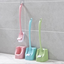 Home toilet brush set creative toilet wash toilet brush new long handle no dead corner cleaning brush toilet brush
