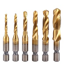 Drill Daquan Tapping drill Hexagon handle integrated composite tapping tap screw tap for screw
