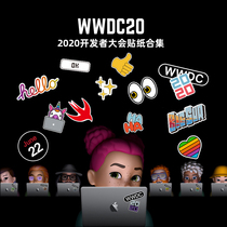  30 sheets suitable for laptop MacBook body film 2020WWDC creative sticker expression Waterproof