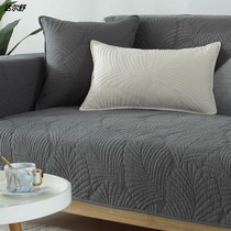 Simple Nordic non-slip sofa cushion fabric four seasons universal winter cotton cushion full cover leather sofa towel cover
