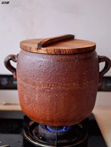 Pottery pot soup old-fashioned clay small crock container soup stove commercial simmering soup household medicine casserole gas stove Special