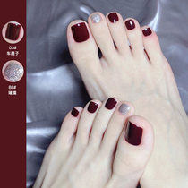 Maxfine net red hot hands and feet nail polish set 2021 new red bake-free quick-drying white summer can be peeled off