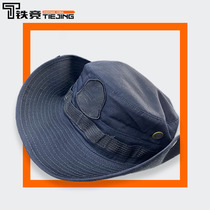 (Tie Jing)New summer Benny hat outdoor training shade breathable windproof rope round edge fisherman camouflage hat