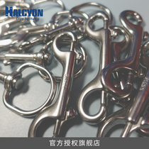 Halcyon diving accessories 316 stainless steel Japanese word buckle D ring single double head hook screw technology diving