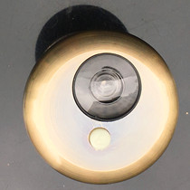 Household security door mirror cat eye with doorbell two-in-one anti-prying metal integrated door eye hole 35mm Universal