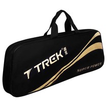 TREK tennis bag shoulder men and women sports badminton bag 8803 8803 black gold