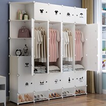 Simple common clothes cabinet storage rack Baby plastic box Large childrens drawer solid wood bedroom furniture storage cabinet