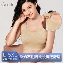 Pregnant womens underwear gather anti-sagging before pregnancy open the buckle large size breast nursing bra feeding vest style big chest small