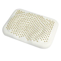 Baby latex pillow Neonatal anti-deflection flat head fixed pillow 0-1-1-2 years old corrective head type baby breathable pillow