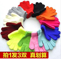 Childrens special homework childrens gloves thin spring and autumn winter junior high school students children girls boys