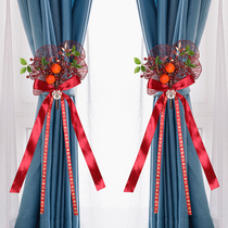 Relocation curtain decoration decoration net red moving ceremony new house living room floating window layout into the house auspicious supplies