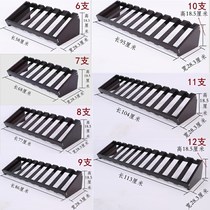 Shelf decoration display cabinet family wooden living room simple personality wine cabinet red wine rack inclined solid wood