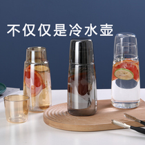 Cold brew tea cup Japanese one person drink cold water pot Glass cold water household high temperature resistant cup set Large capacity water bottle