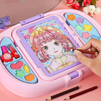 Childrens drawing gift box set kindergarten 5 painting supplies tools 10-year-old girl birthday gift 6 hand-painted girl