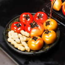 Everything is as good as changing color tea pet ornaments creative small Persimmon peanut personality tea table tea set accessories decoration lychee