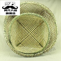 Bamboo products bamboo dustpan with holes bamboo sieve large leakage sieve household farm dry goods drying bamboo basket large bamboo plaque