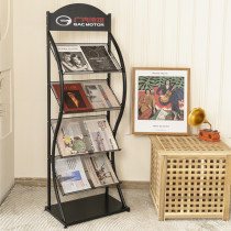 Children's Bookshelf Newspaper Rack Children's Baby's Home Picture Book Rack Floor Simple Storage Rack Multi-layer Storage Storage Rack