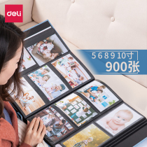Deli large capacity baby album diy memorial album Kindergarten graduation 6 inch 10 album 5 inch insert type 3 inch 7 photo storage book Family album Growth record book Album insert type
