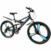 Bicycle 26 inch adult mountain bike front and rear shock absorption off-road mountain bike student variable speed bicycle bicycle