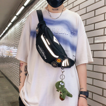 ins Chains Chest Bag Men Casual Day Ensemble Single Shoulder Small Backpack Schoolgirl Trend Diagonal Satchel 2021 New Purse Strings