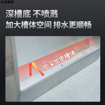 Toilet public places hospital urinal tank troops vertical stainless steel urinal Hotel double-layer commercial deodorant
