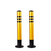 No parking pile isolation column steel pipe warning column fixed parking space blocker railing