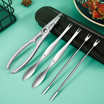 (Recommended) crab eight pieces of crab special tool Crab Crab three pieces crab clamp hairy crab tool set
