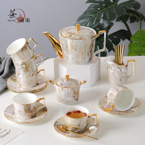 Jeryoun English afternoon tea Herbal tea set European coffee tea cup set Nordic light luxury home