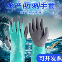 Catching sea gloves special childrens gloves are stab proof and anti-tucked waterproof crab killing fish washing seafood and caught fish