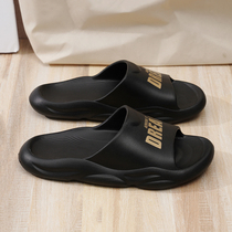 Mens slippers tide summer fashion outside wear 2021 new non-slip soft soled indoor home Korean