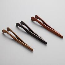 Tea clip kung fu tea set clip accessories tea clip tweezers wooden tea cup clip tweezers tea clip