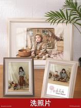 Good-looking office home wedding photos fashion Restaurant exhibition photo frame set-up platform exquisite seven-inch simple environmental protection