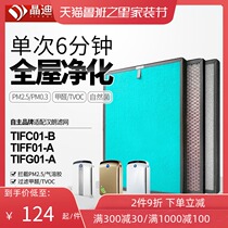 Adapt to German Hanlang air purifier filter TIFG01-A aristocratic elegant Bama wind in addition to formaldehyde filter