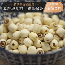 Heyi small lotus seeds dry goods 500g fresh grinding skin heart to core white lotus seeds heartless longan lily white fungus lotus seeds